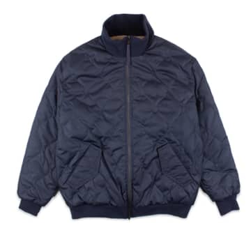 Taion Military Reversible Hi-neck Down Jacket In Blue | ModeSens