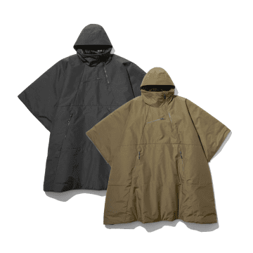 | Fr 2l Insulated Poncho | Black Or Green