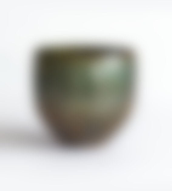 Antique Green Iron Pot - 16cm