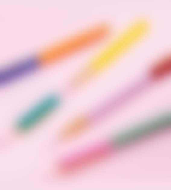 Colorblock Cap Pen - Set of 4