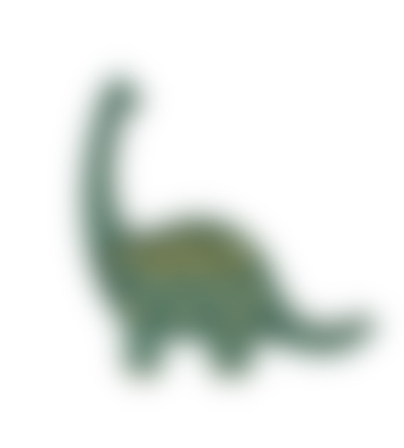 Small Diplodocus Lamp - Green