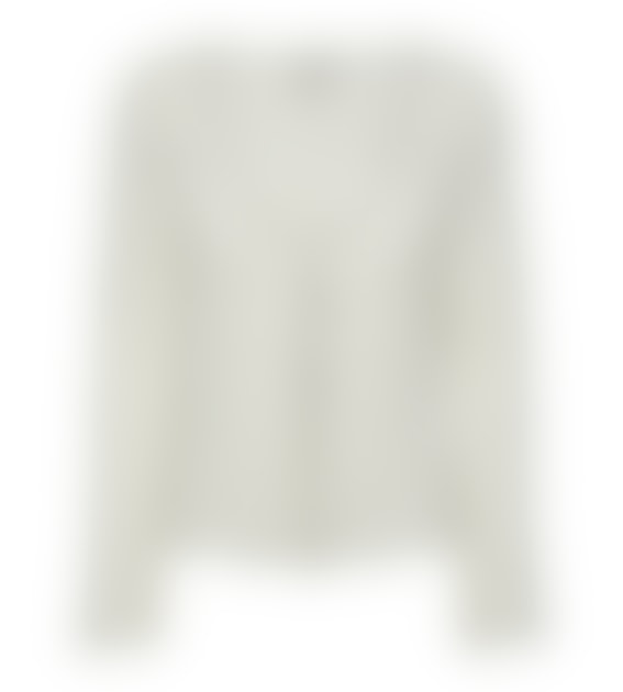 Y.A.S Lomia Knit Cardigan Star White