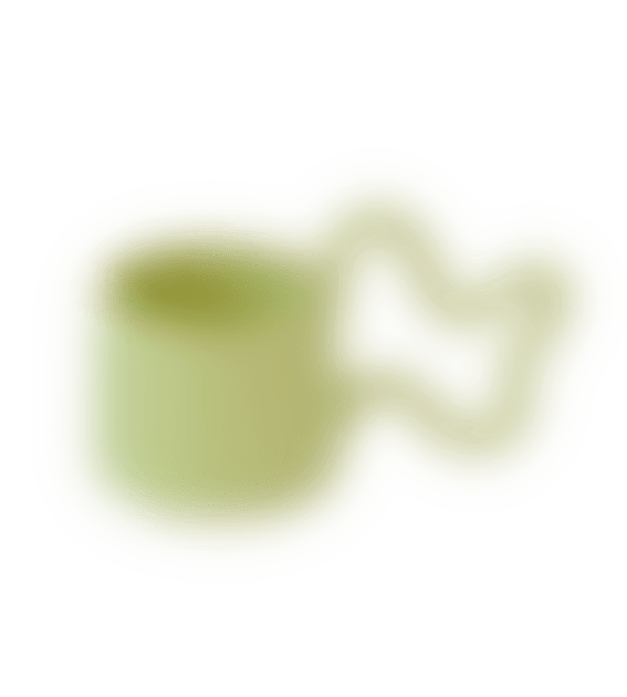 Mint Green Wiggle Mug