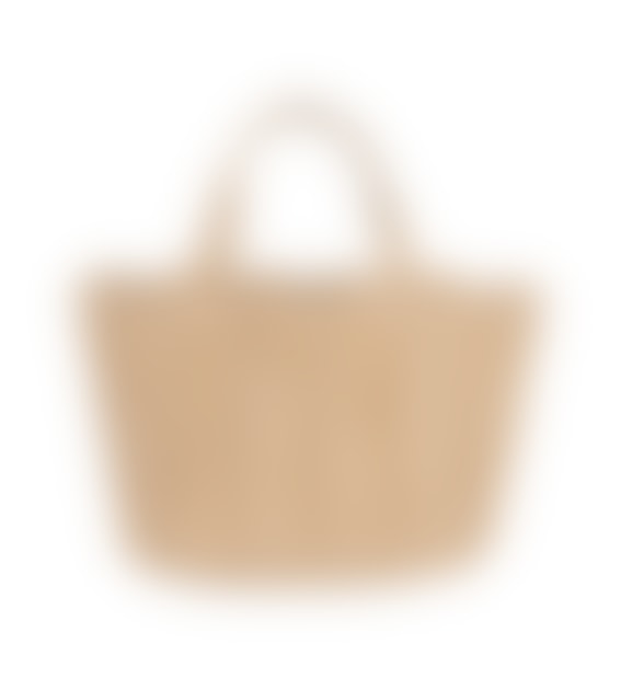 The Braided Rug Company Jute Scallop Tote Bag - Small
