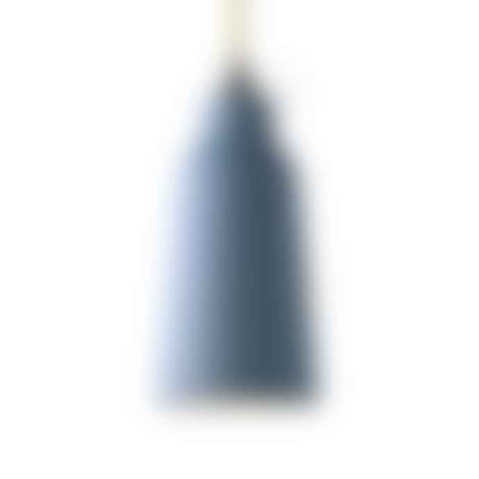 Smithery Washed Denim Blue Bottle Shaped Ceramic Lampshade