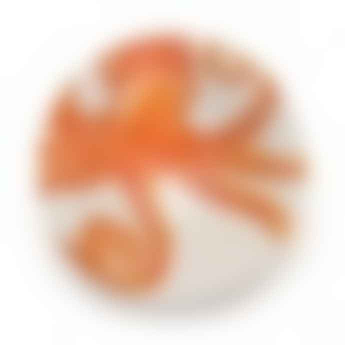 Creatures Salad Bowl Octopus Orange