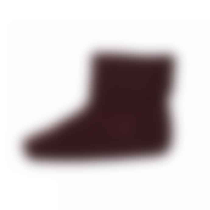 Mp Burgundy Baby Wool Ankle Socks