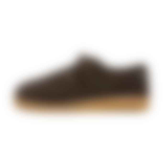 Yogi Footwear  Caden Centre Seam Crepe Sole Shoe Dark Brown Nubuck