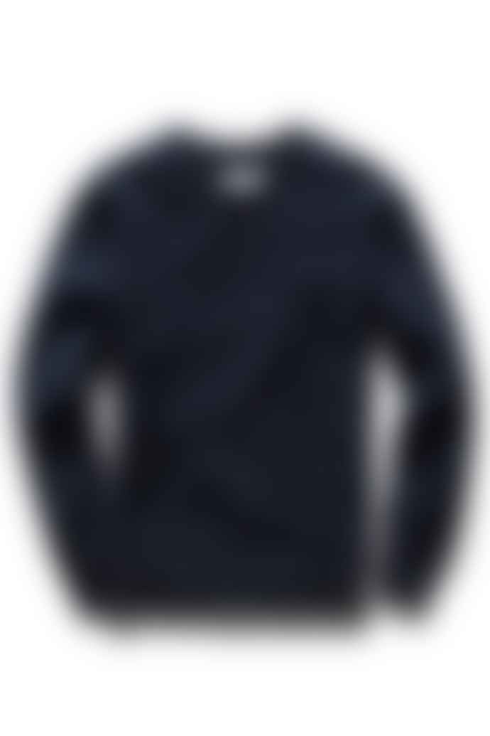 Reigning Champ Navy Midweight Terry Crewneck
