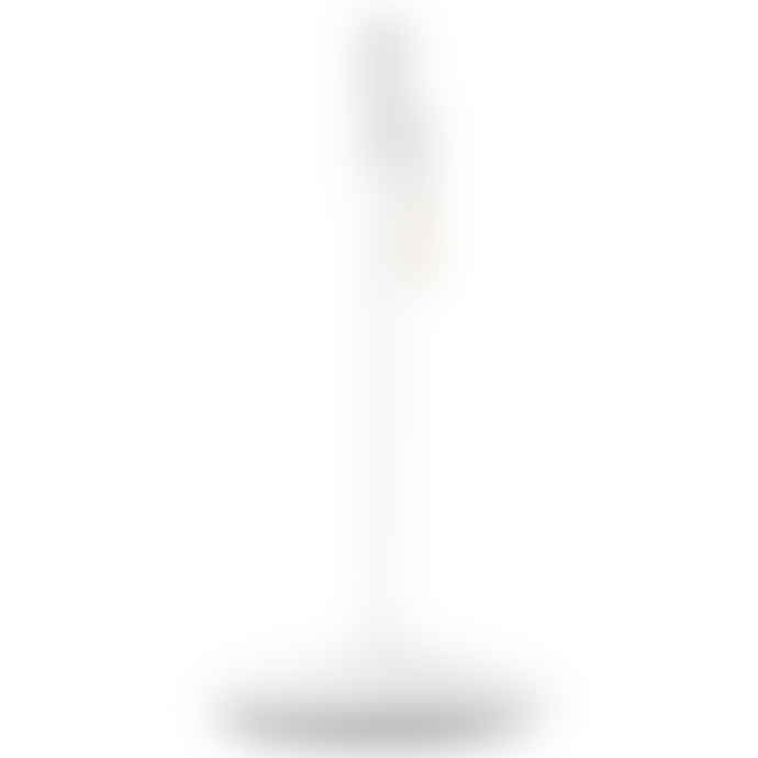 UMAGE Medium Light Grey Feather Eos Table Lamp with White Stand