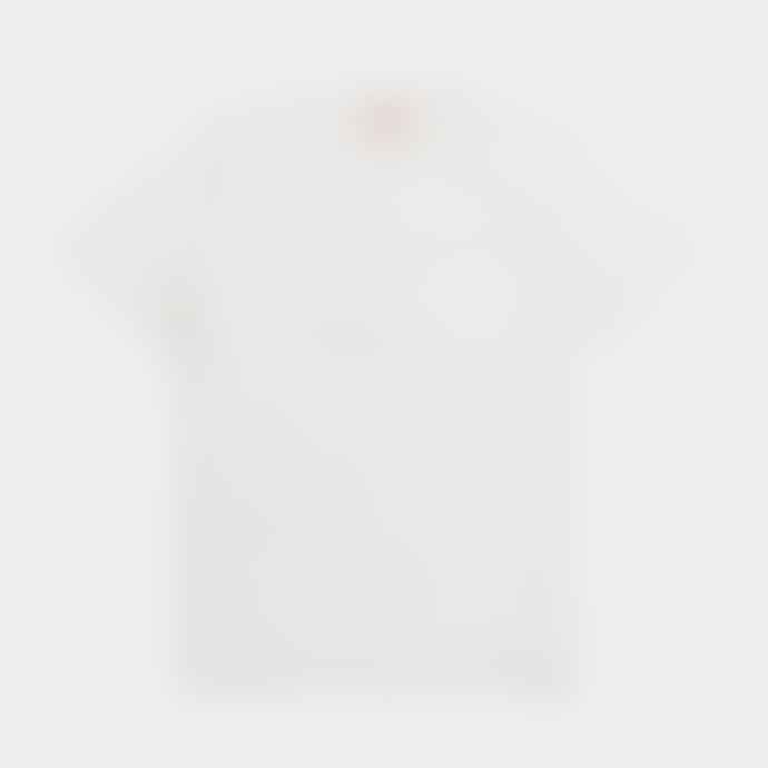 Hawksmill Denim Co Organic Cotton Slub Pocket T Shirt White