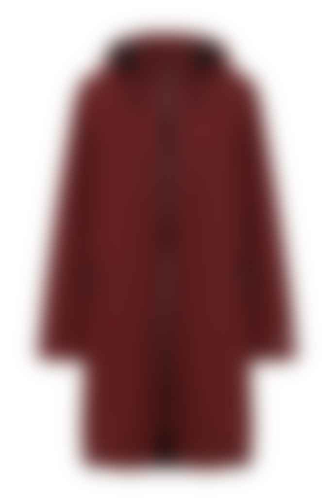 Ilse Jacobsen  Soft Shell Raincoat with Detachable Hood - Rhubarb