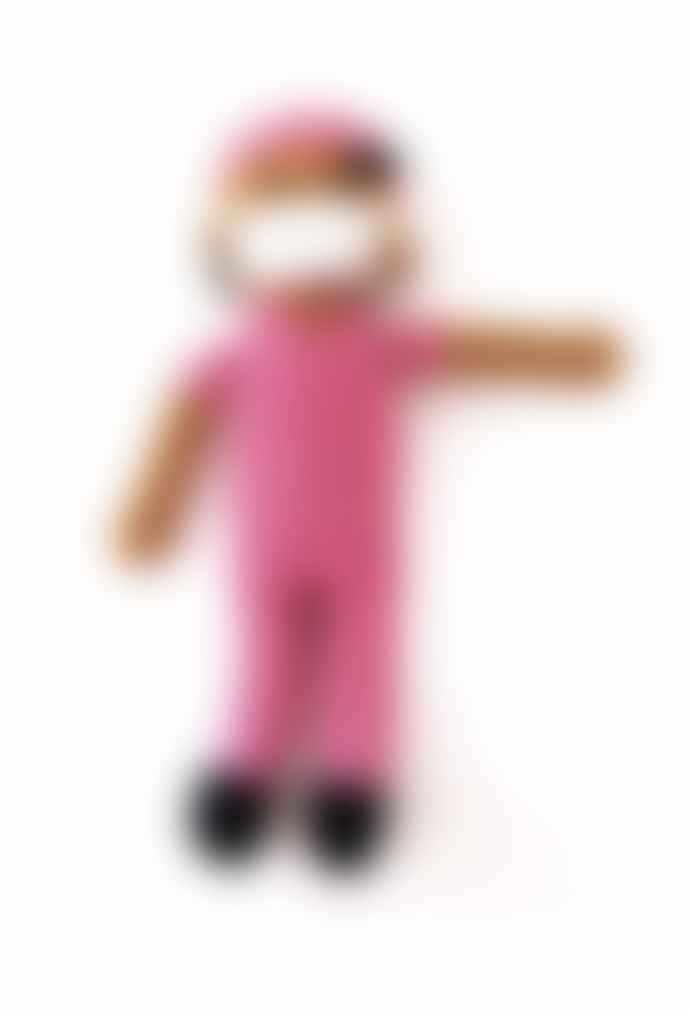 Pebble Crochet Large Doll Nurse With Pink Srubs