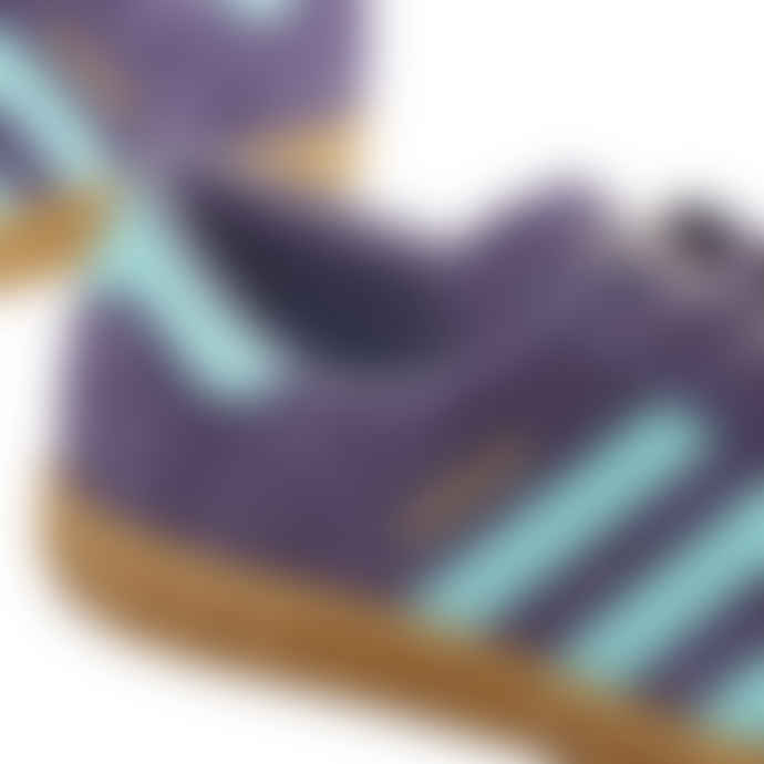 Adidas Purple Aqua & Gum Hamburg Shoes