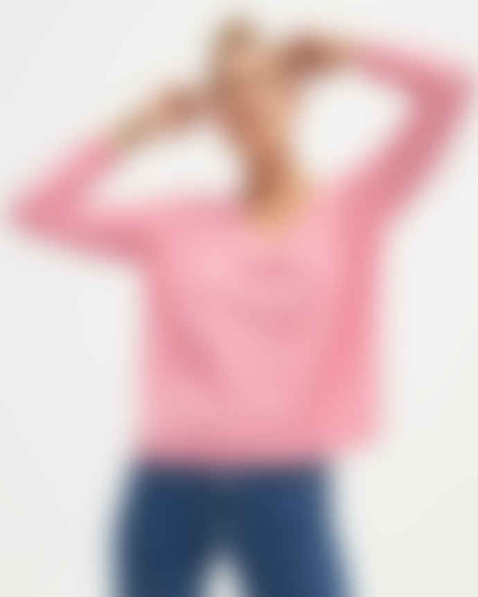 Absolut Cashmere Angele - Oversized V Neck Cashmere Sweater - Ballerina Pink