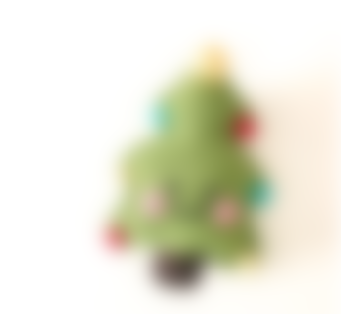 Pebble Friendly Christmas Rattle - Tree