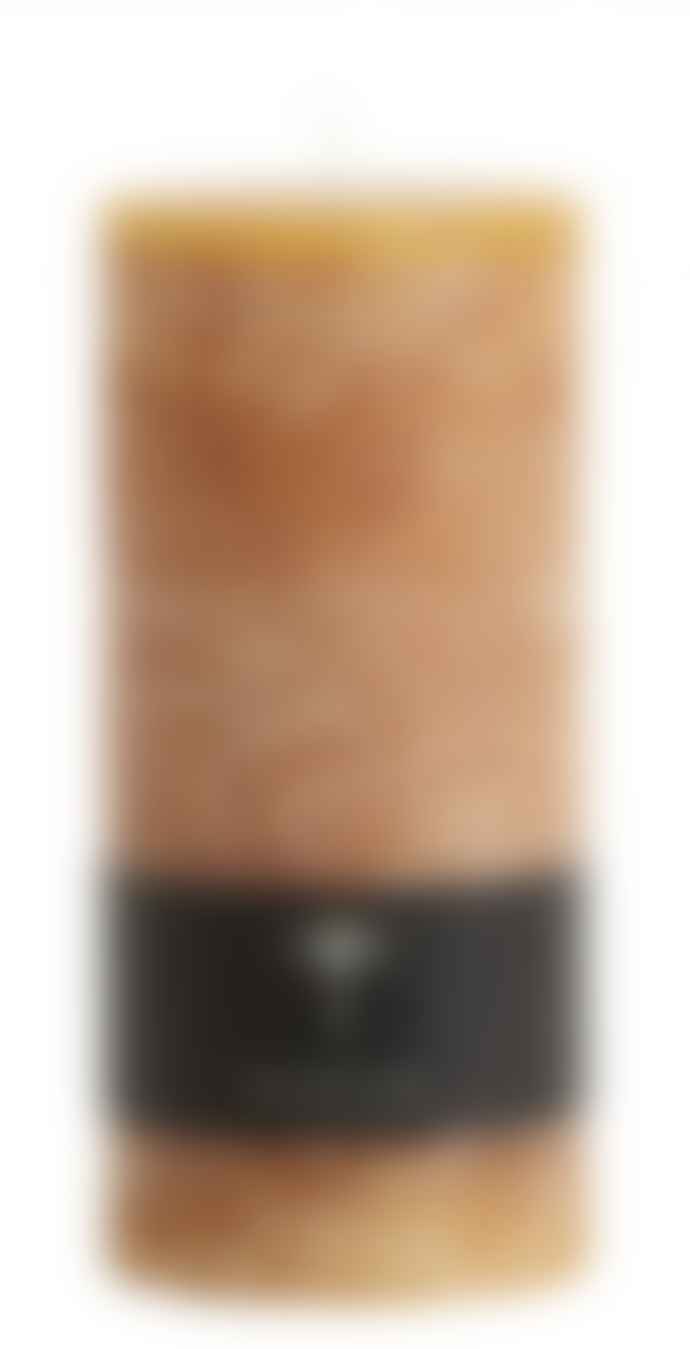 Nordal Tall Pillar Candle In Amber