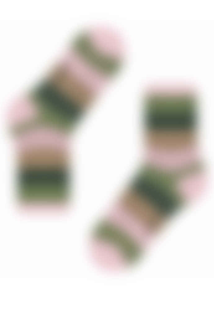 Falke Blocky Stripe Socks - Parfait