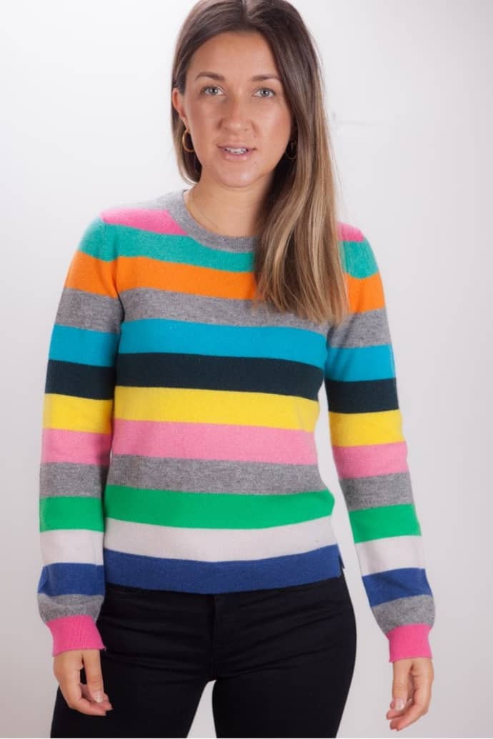 Trouva: Stripe Crew Neck Sweater