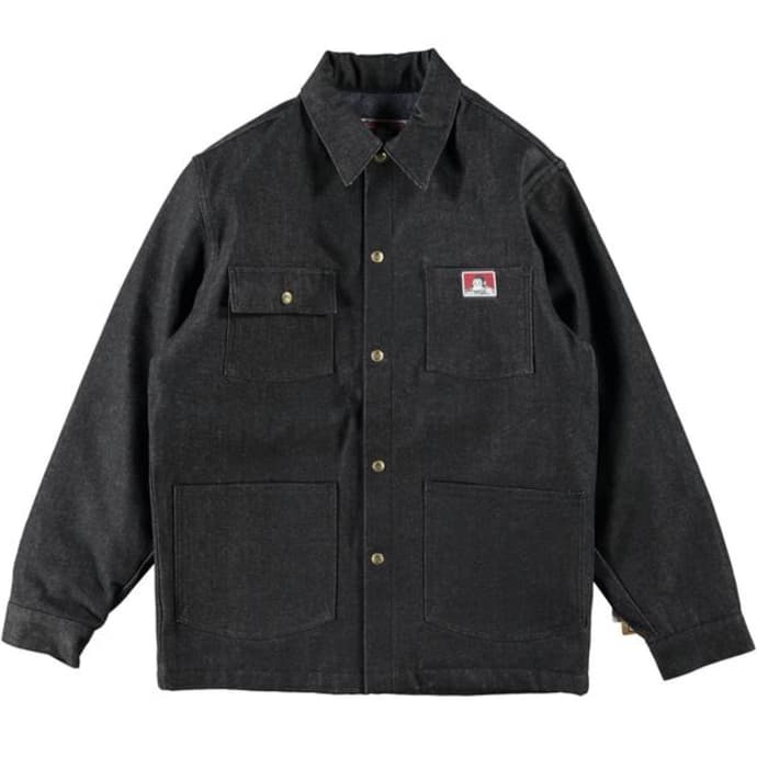 Trouva: Original Blanket Lined Work Jacket Black Denim