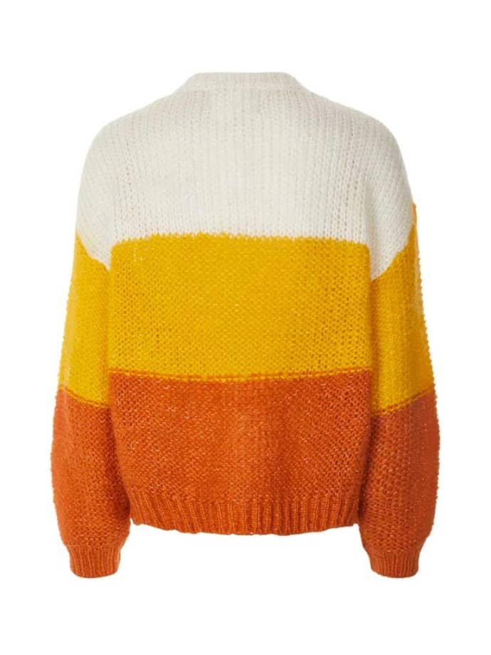 Trouva: Terry Block Sweater In Mustard