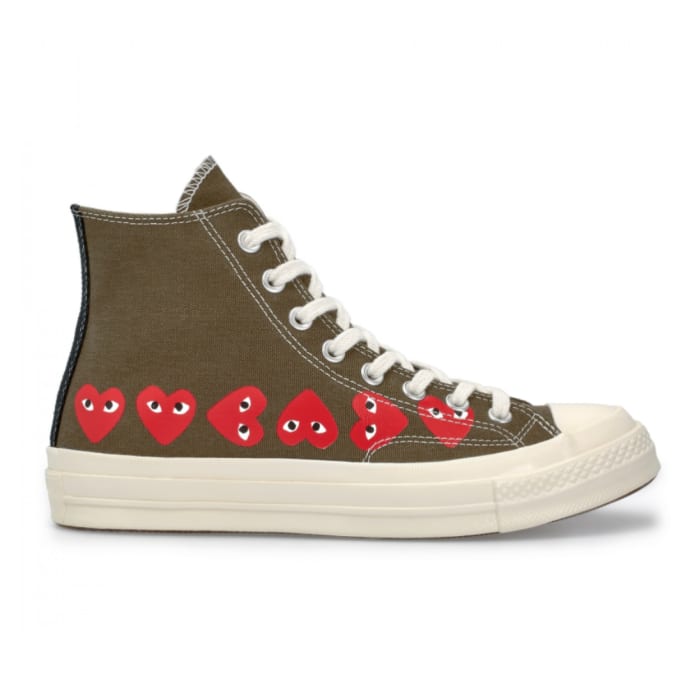 Trouva: Play Converse Multi Red Heart Chuck Taylor All Star 70 High ...