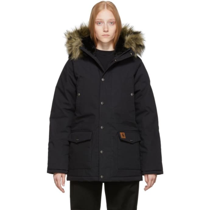 Trouva: Carhartt WIP Black Hoodie Coat