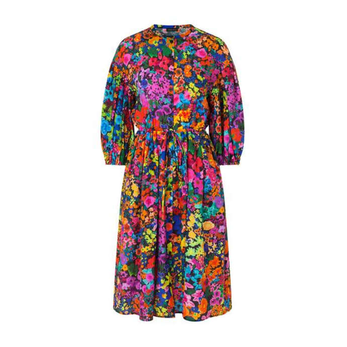 Trouva: India Dress 60s Allover Print