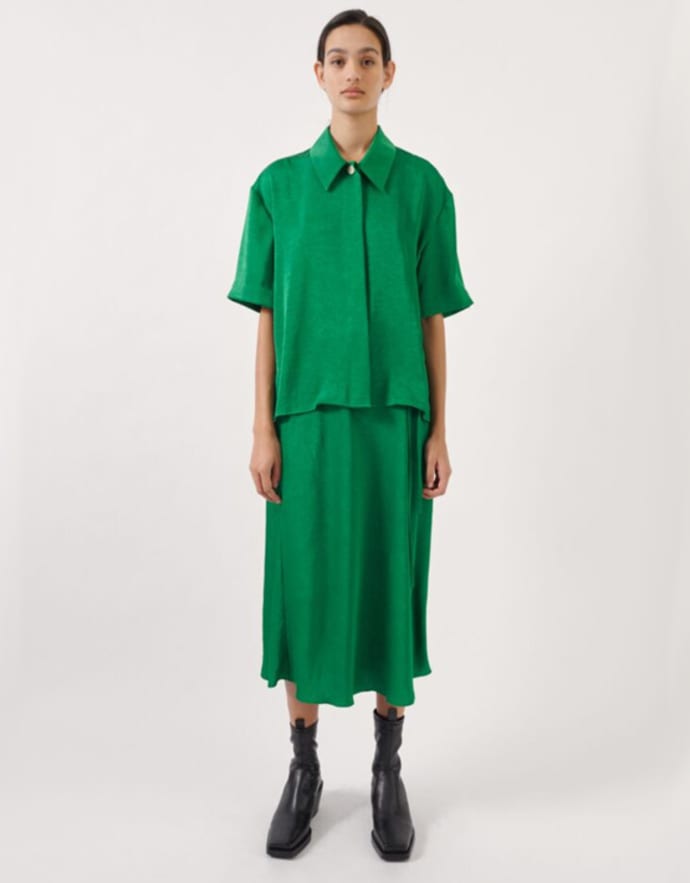 Trouva: Saprina Skirt Medium Green