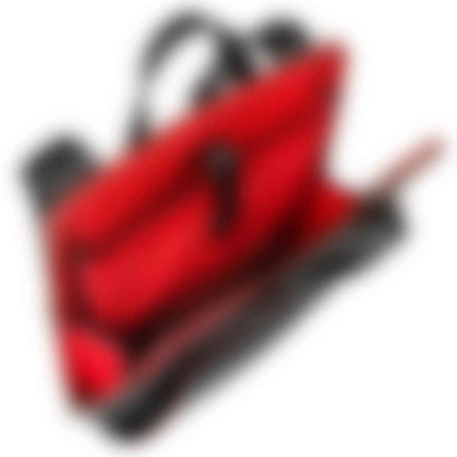 CANUSSA Vegan Backpack Black and Red – Urban Laptop