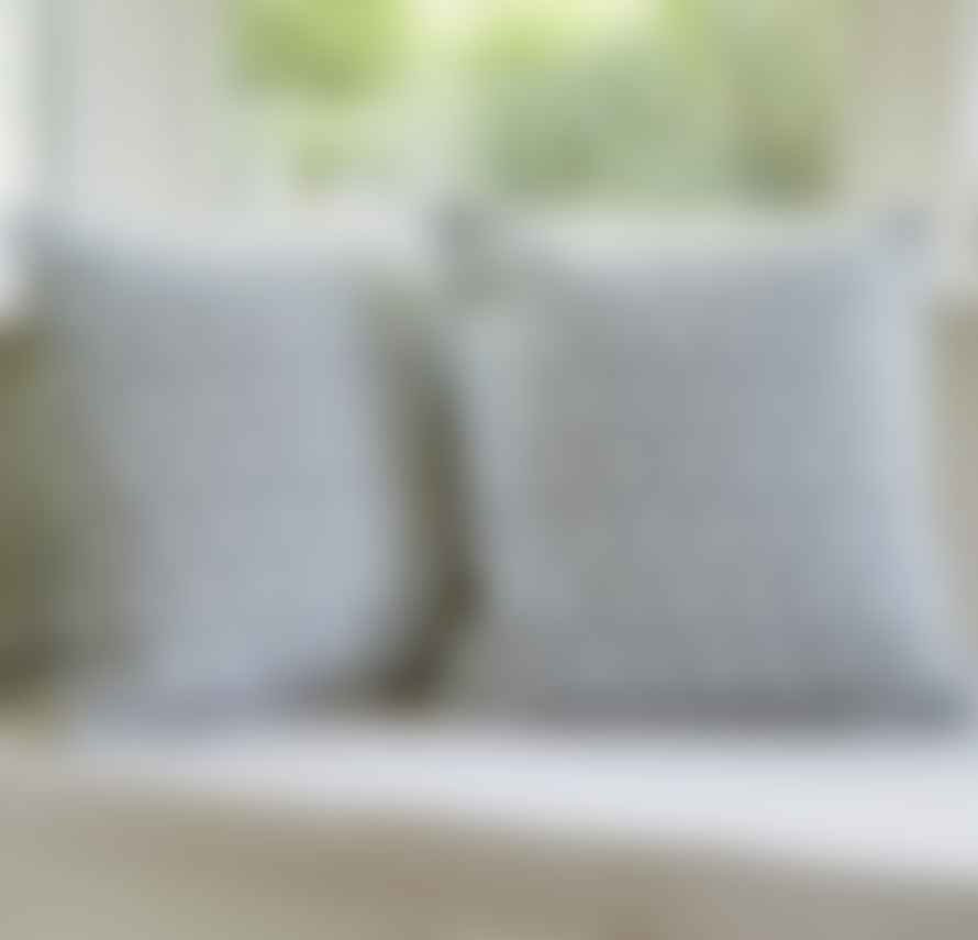 Weaver Green Jaipur Acorn Cushion Dove Grey/Shell 45 x 45cm