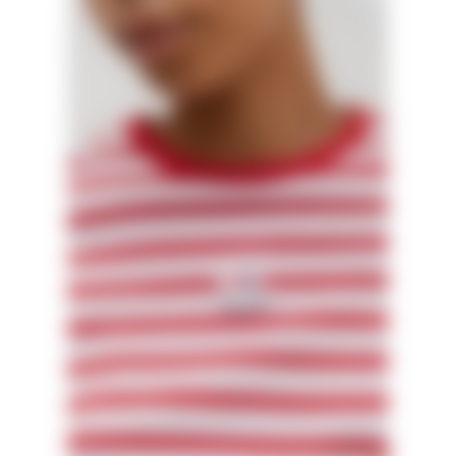 Etre Cecile Flag T-Shirt - Red Breton Stripe 