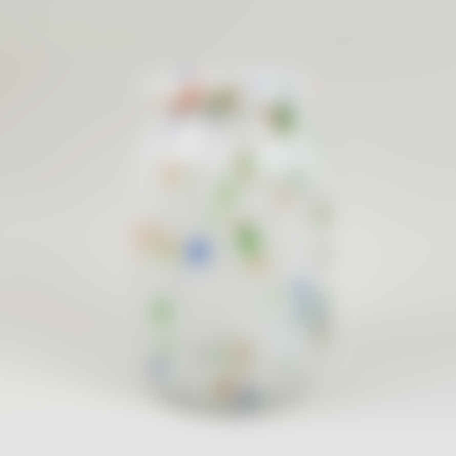 HAY Medium Multicoloured Dots Roll Neck Hand Blown Splash Vase