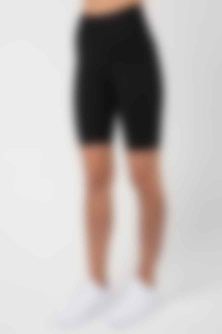 Year of Ours Ribbed Biker Short Black
