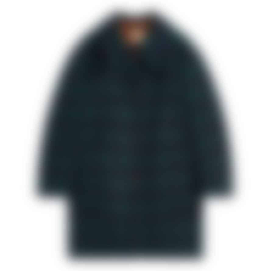 Bellerose Green and Blue Checkered Craft Coat