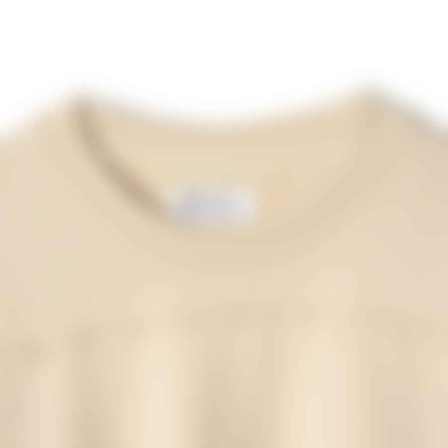 Partimento Cut Off Patch Pocket Sweat Shirt in Beige