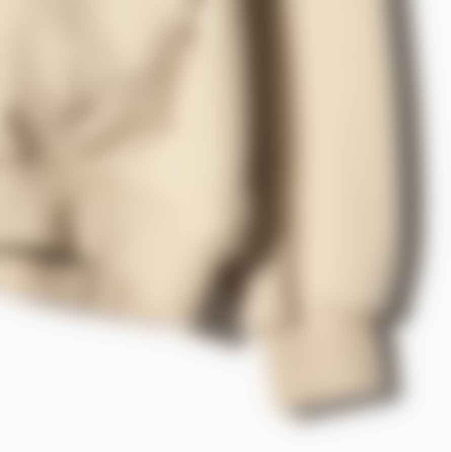 Partimento Cut Off Patch Pocket Hoodie in Beige