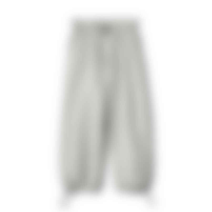 Partimento Washing Cotton Wide String Pants in Grey
