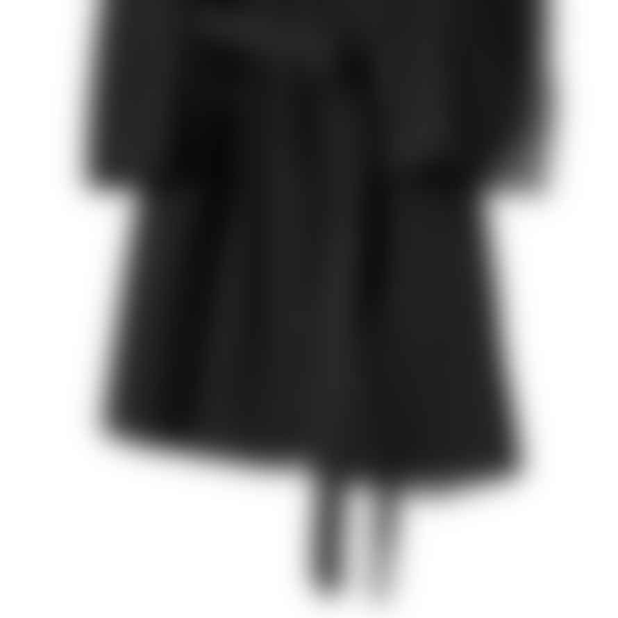 Partimento Belted Single Coat in Black