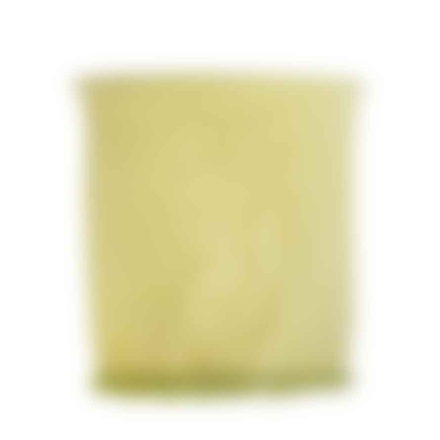Madam Stoltz Lemon Yellow Stonewashed Linen Lampshade 45 x 45 cm
