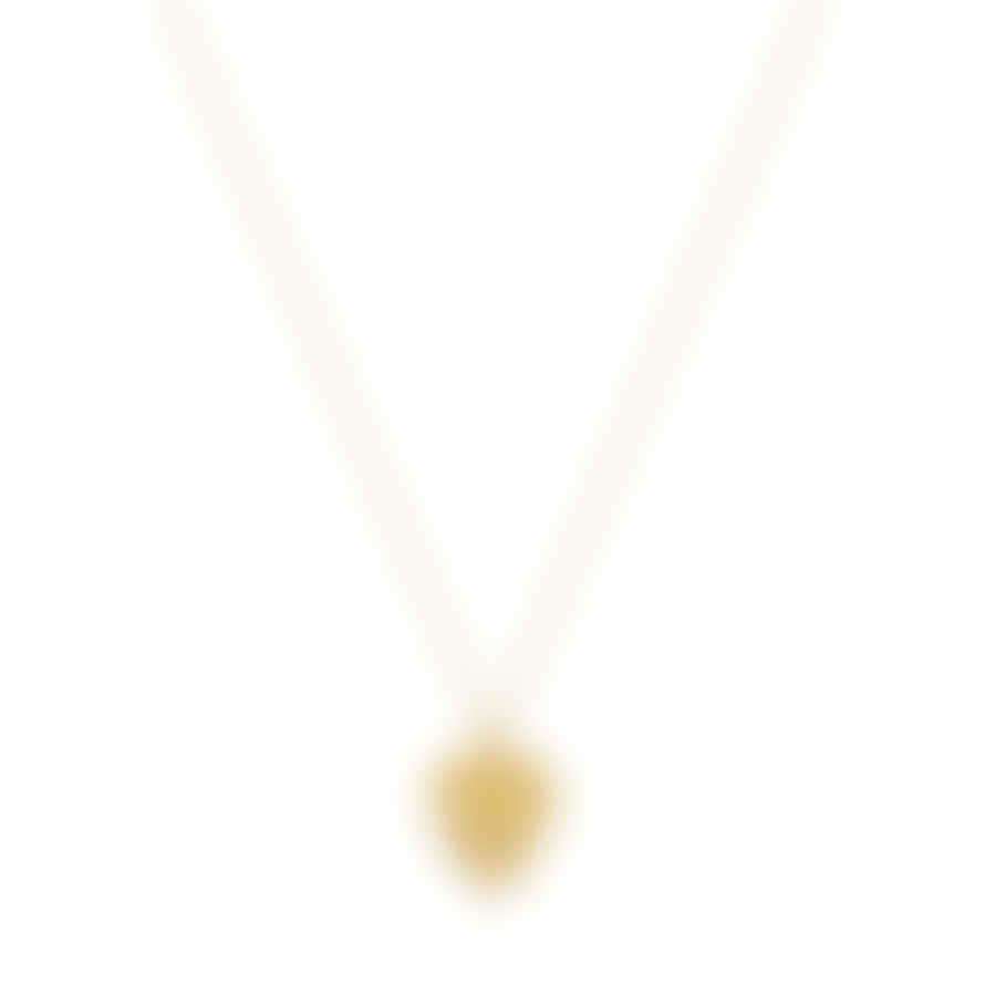 Zoe and Morgan  Heart Rays Necklace Gold