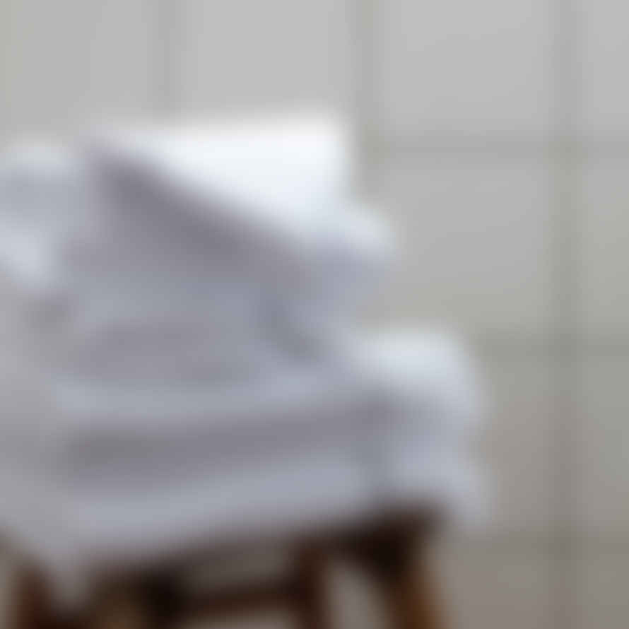 Meraki Towel, 40x60 cm, White W. Grey Stripes (Set of 2)