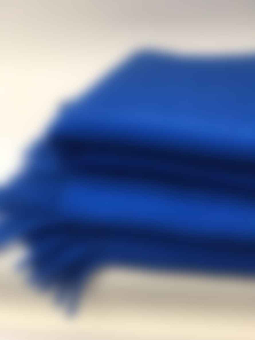 D&T Design Blanket Wool Basic Blue FB 1325