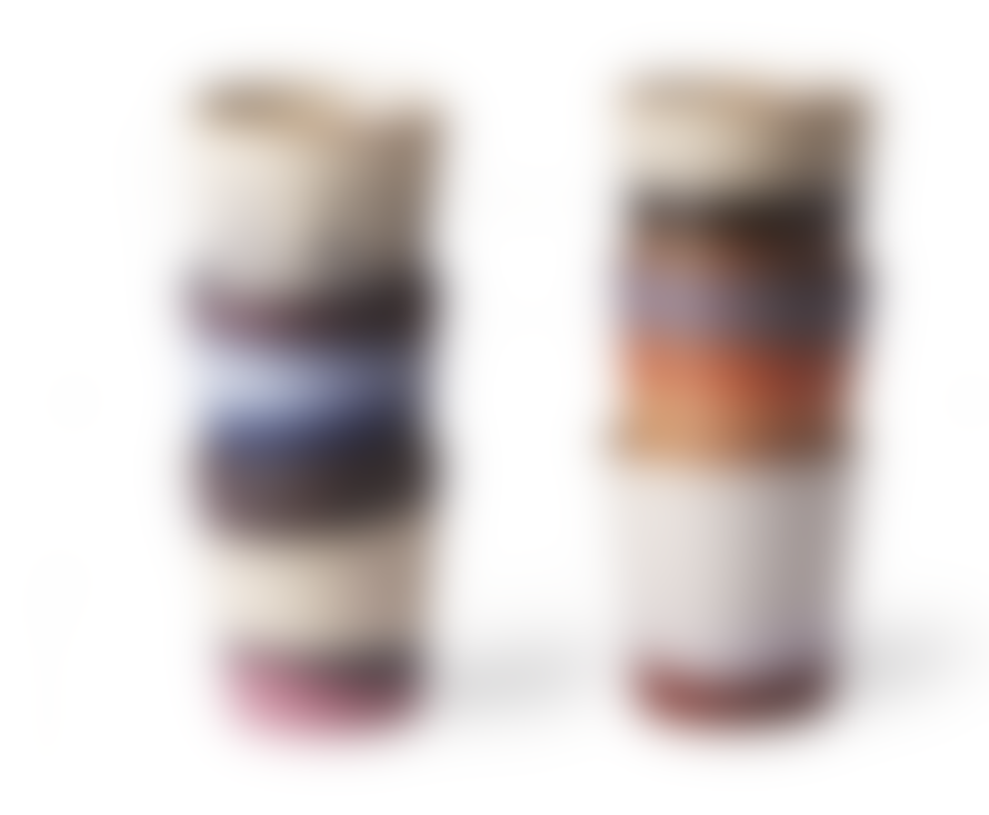 HKliving 70's Ceramics Coffee Mugs | Orion | Set of 6