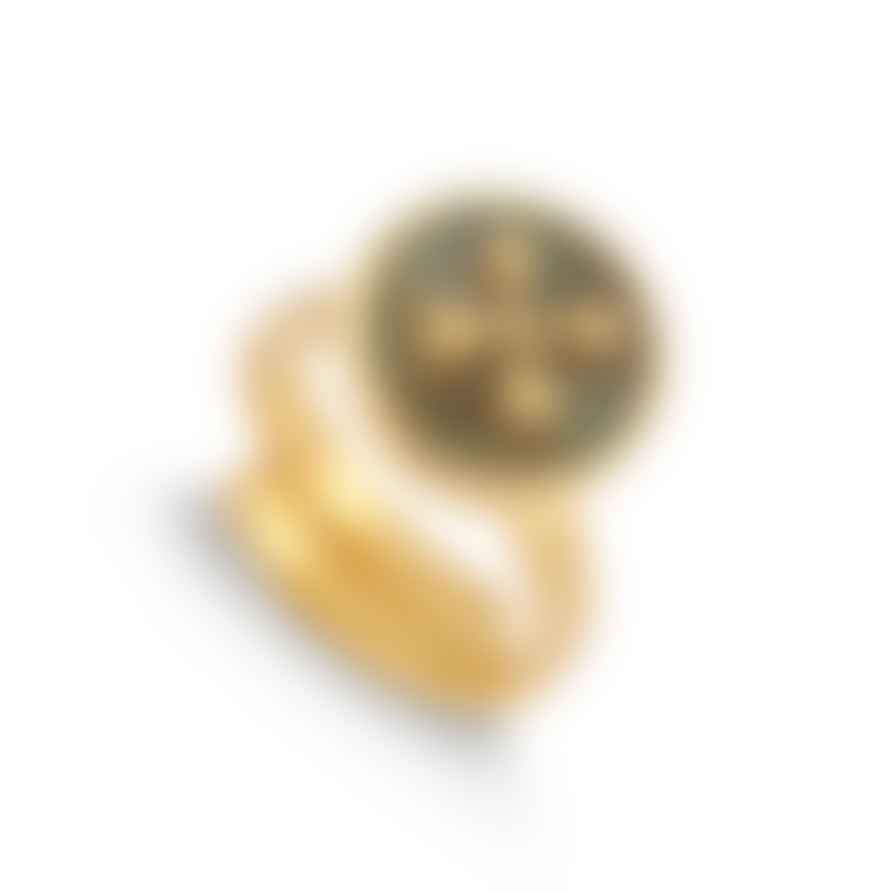 SVP Jewellery Stellar Midi Labradorite Arrow Adjustable Ring