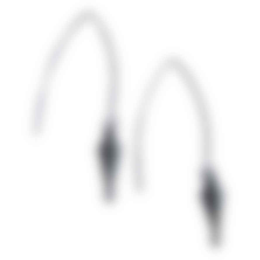 CollardManson Silver Shanku Earrings