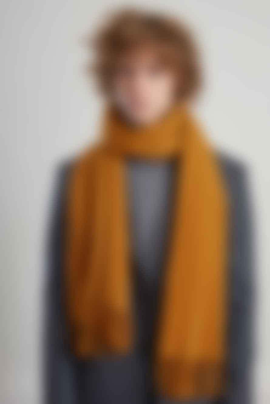 L’Exception Paris Ochre Wool And Cashmere Scarf
