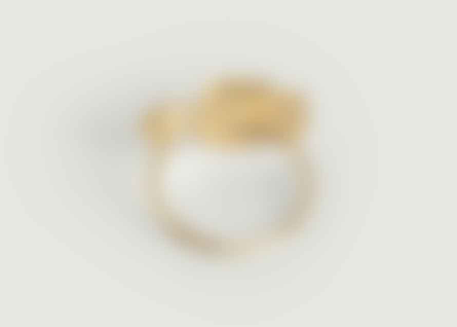 Medecine Douce Golden Quartz Medium Ring