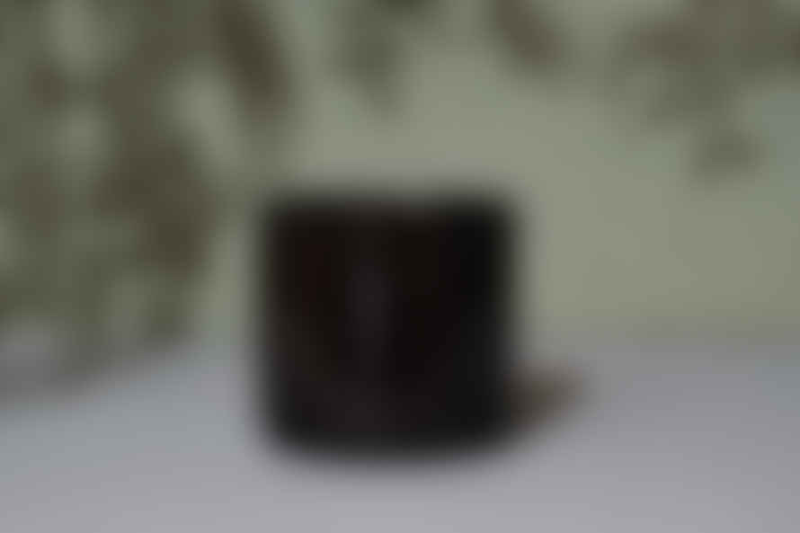 Wikholm Form Medium Brown Mottled Ceramic Pot