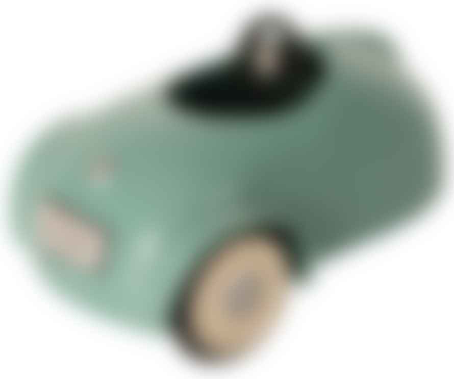 Maileg Little Brother Mouse With Blue Car and Garage